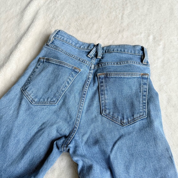 Slvrlake Grace Cropped Forever Blue Wide Leg Jeans 25 - Picture 8 of 10